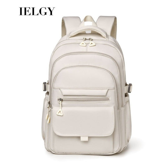 Ielgy Japanese Style Large-Capacity Fashion Bag Simple Student Backpack