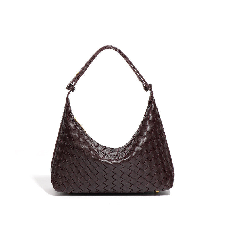 Ielgy Trendy All-Match Handbag Female Fashion Simple Niche Shoulder Armpit Bag