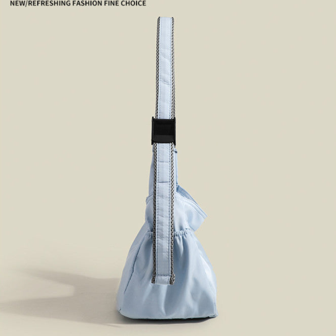 Ielgy Large-Capacity Casual Bag Waterproof Wear-Resistant Oxford Cloth One-Shoulder Commuter Diagonal Bag Korean Version