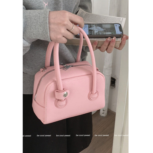 Ielgy Female Handbag Simple Small Square Bag All-Match Shoulder Messenger Bag