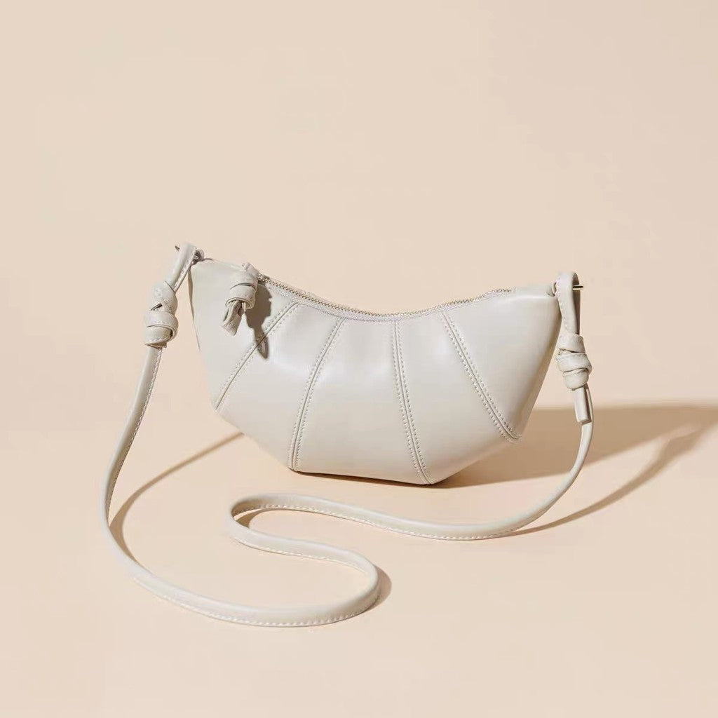 Ielgy Retro Niche Croissant All-Match Dumpling Bag Fashion One-Shoulder Messenger Baguette Female Bag