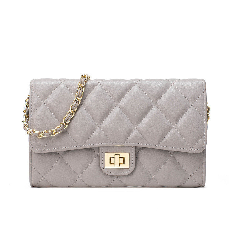 Ielgy Fashion Diamond Chain Bag Ladies Crossbody Bag