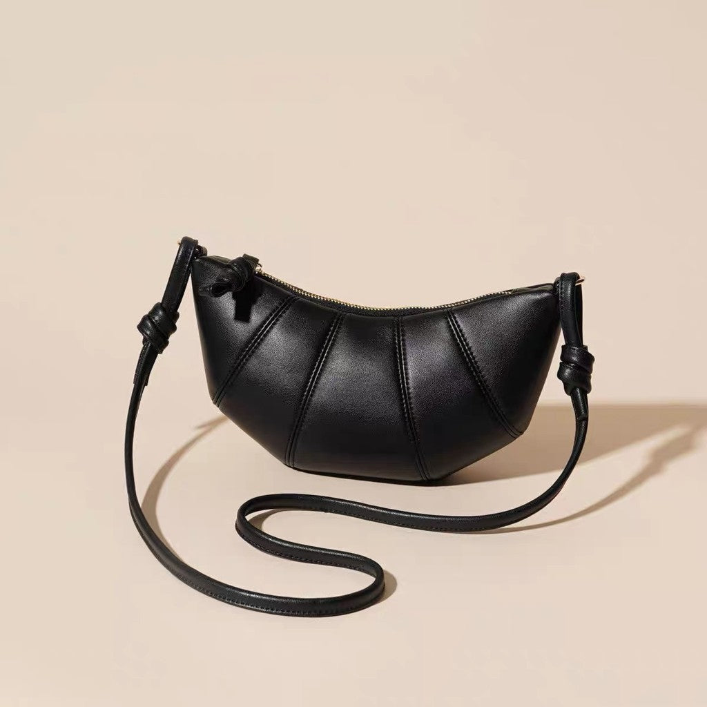 Ielgy Retro Niche Croissant All-Match Dumpling Bag Fashion One-Shoulder Messenger Baguette Female Bag
