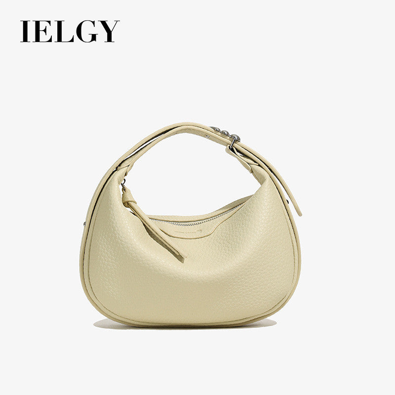 Ielgy High-End Niche Design Bag Ladies All-Match Commuter Large-Capacity One-Shoulder Messenger Du