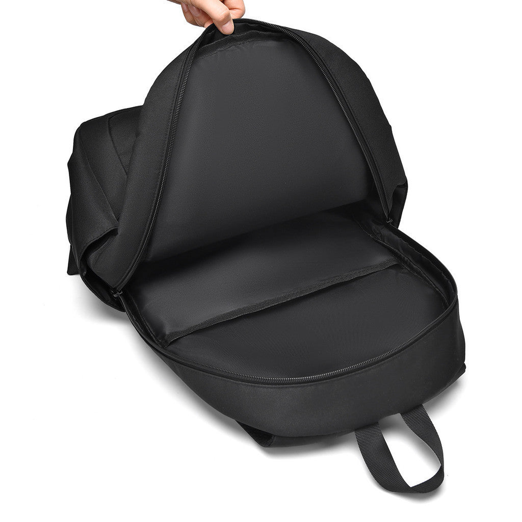 Ielgy Cross-Border Casual Backpack College Student Fashion Backpack Trendy Outdoor Large-Capacity Travel Computer Bag