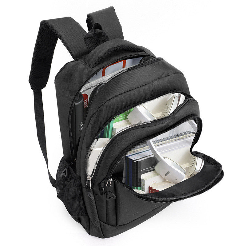 Ielgy Business Backpack Large Capacity School Bag Casual Oxford Cloth Travel Computer Backpack