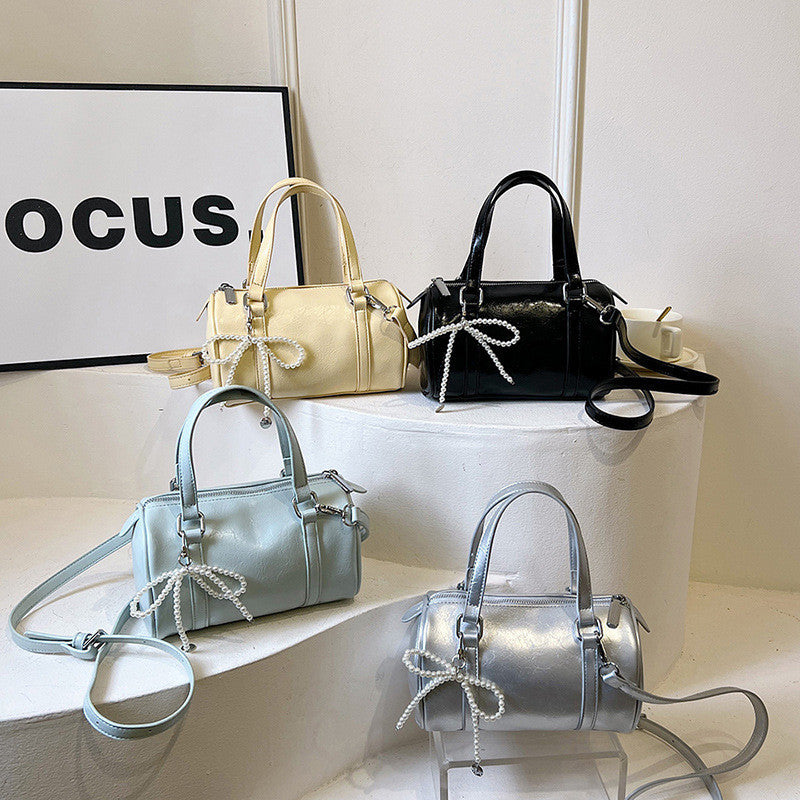 Ielgy Large-Capacity Shoulder Messenger Handbag Pillow Bag High-End Boston Bag