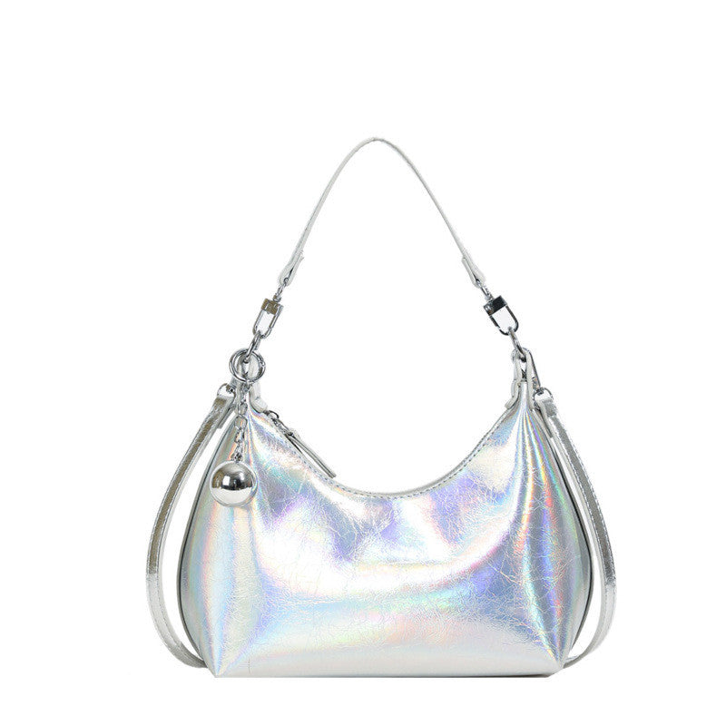 Ielgy Korean Style Niche Casual Shoulder Handbag Fashion Commuter Cross-body Dumpling Bag