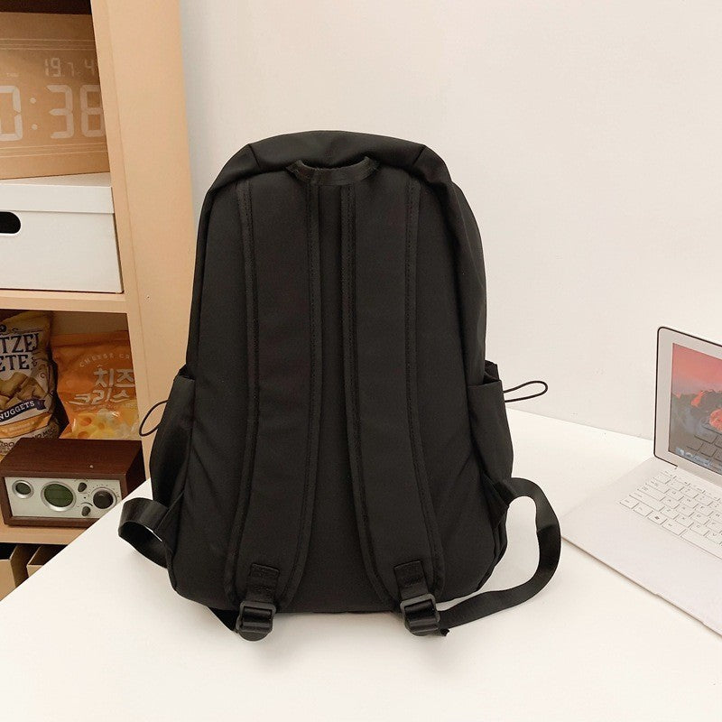 Ielgy Student Backpack Fashion Trendy Large Capacity Water Repellent Student Casual Backpack