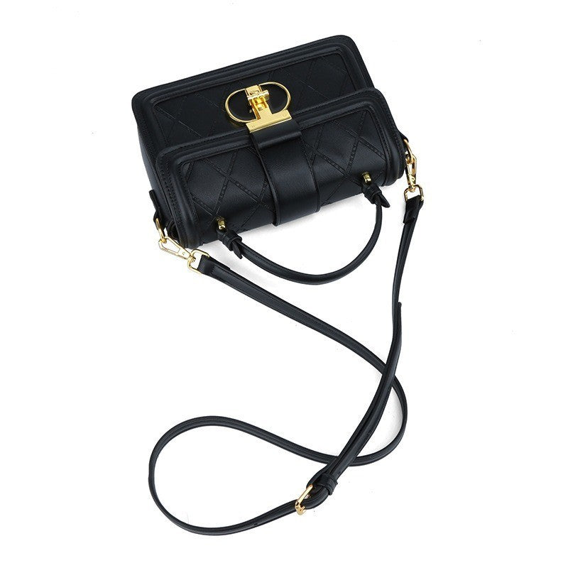 Ielgy High-End Feeling Portable Box Bag Ladies Niche Design Diamond One-Shoulder Diagonal Small Square Bag