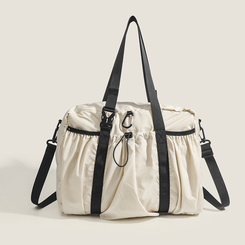 Ielgy Korean Version Lazy Style Large-Capacity Handbag Lightweight All-Match One-Shoulder Portable Travel Tote Large Bag