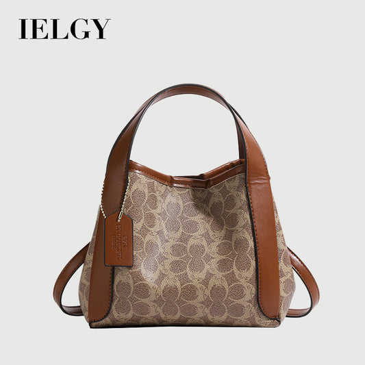 Ielgy Fashion Female Bag All-Match Casual Shoulder Handbag Retro Crossbody