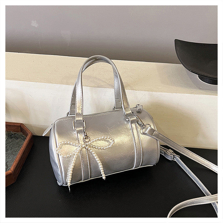 Ielgy Large-Capacity Shoulder Messenger Handbag Pillow Bag High-End Boston Bag