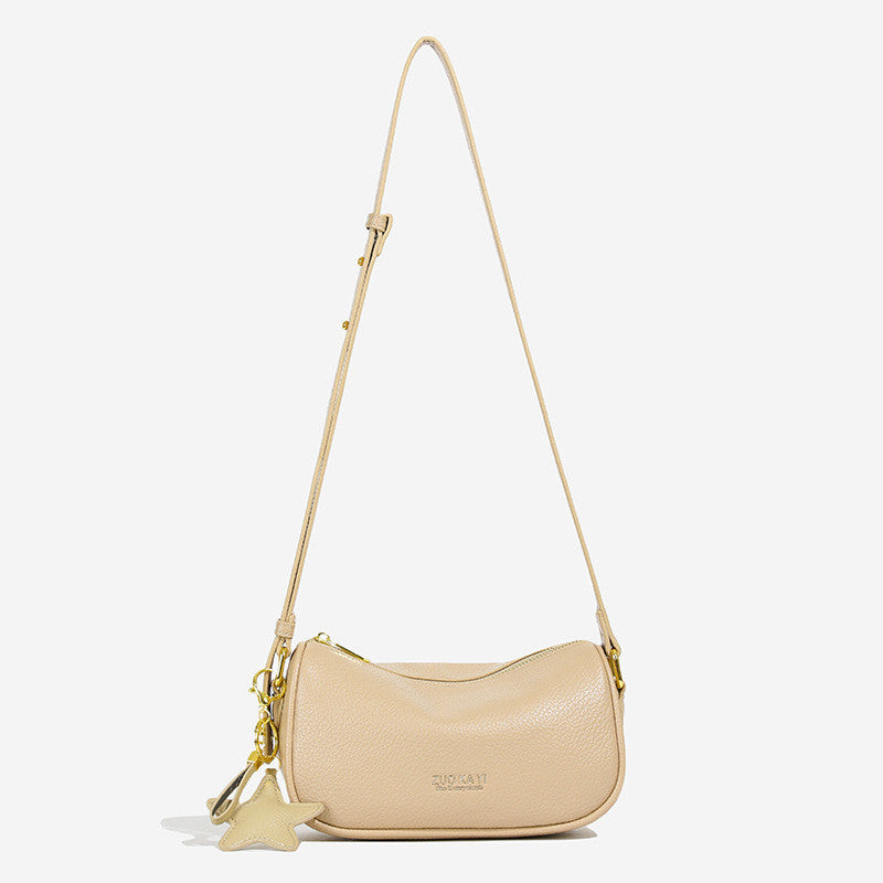 Ielgy Korean Version Casual All-Match Shoulder Female Bag Solid Color Pillow Bag Fashion Crossbody