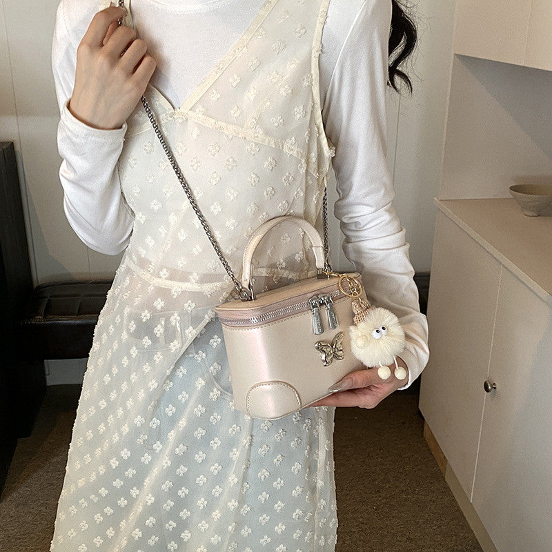 Ielgy Ladies Messenger Bag All-Match Design Niche Chain Shoulder Small Bag