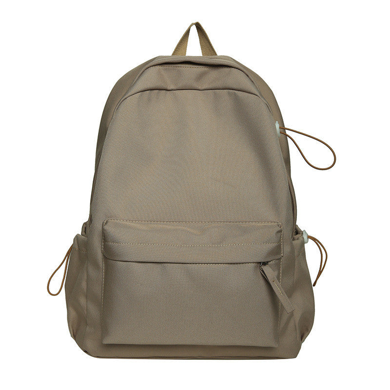 Ielgy Large-Capacity Backpack Student All-Match Schoolbag Commuter Outing Travel Commuter Backpack