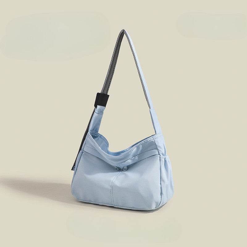 Ielgy Large-Capacity Casual Bag Waterproof Wear-Resistant Oxford Cloth One-Shoulder Commuter Diagonal Bag Korean Version