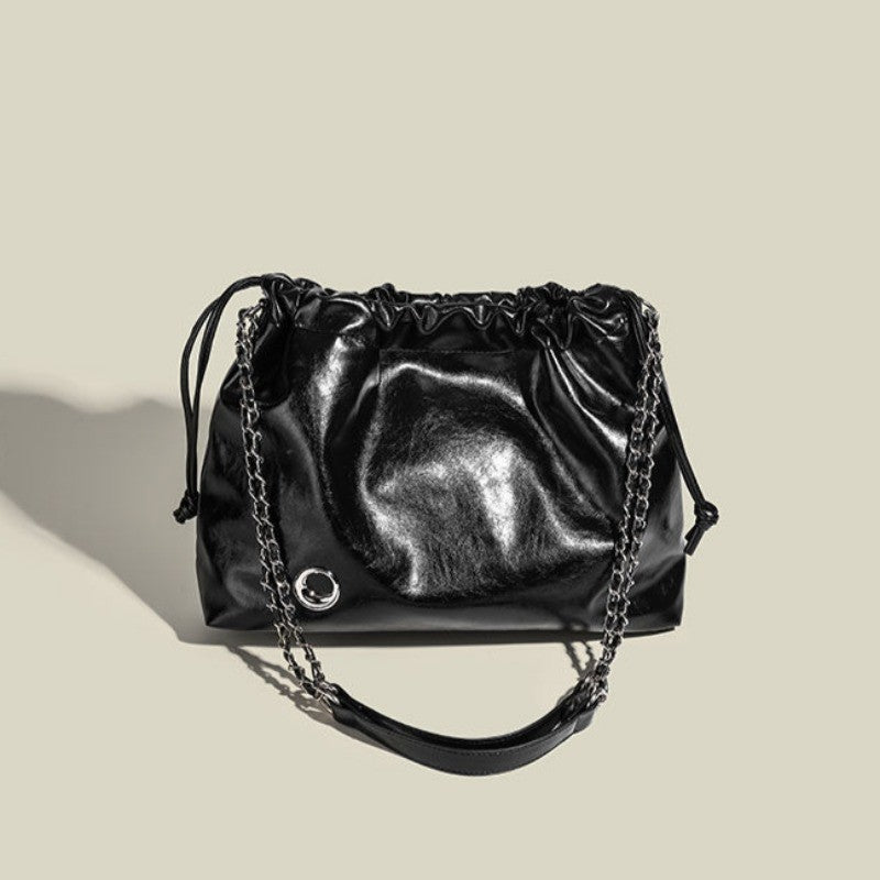 Ielgy Chain Diamond Bag Large Capacity Shoulder Messenger Bag All-Match
