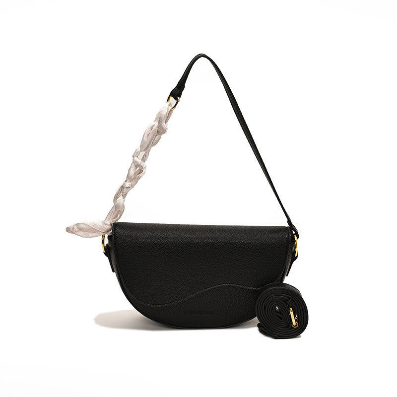 Ielgy Niche Design Handbag Fashion Simple Platinum Bag All-Match Shoulder Messenger Bag