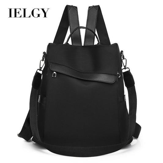 Ielgy Korean Version Anti-Theft Backpack Fashion Simple Multi-Purpose Oxford Travel Backpack