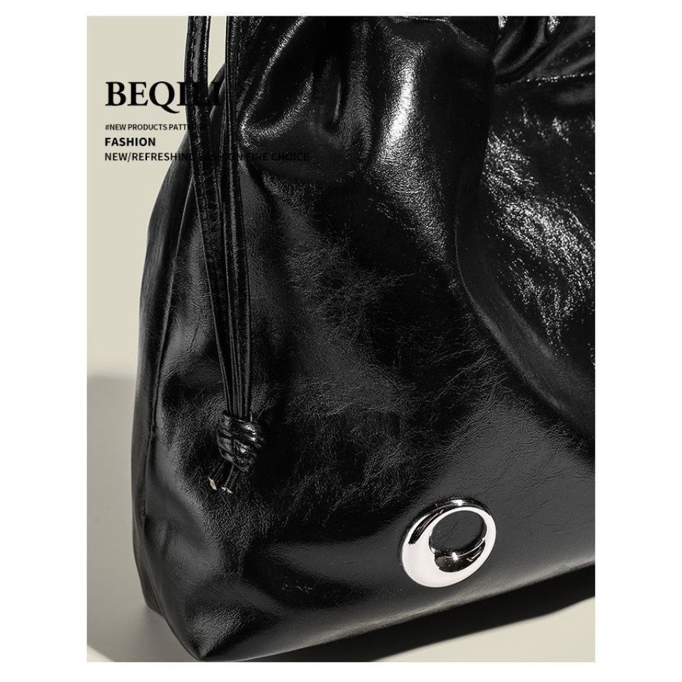Ielgy Chain Diamond Bag Large Capacity Shoulder Messenger Bag All-Match