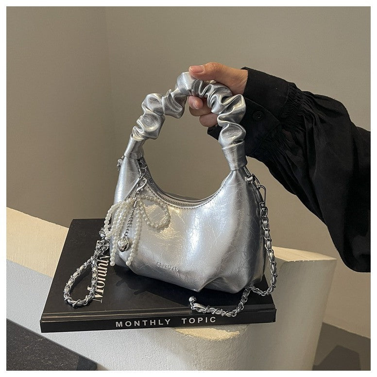 Ielgy Niche Design Cloud Bag All-Match Shoulder Armpit Bag