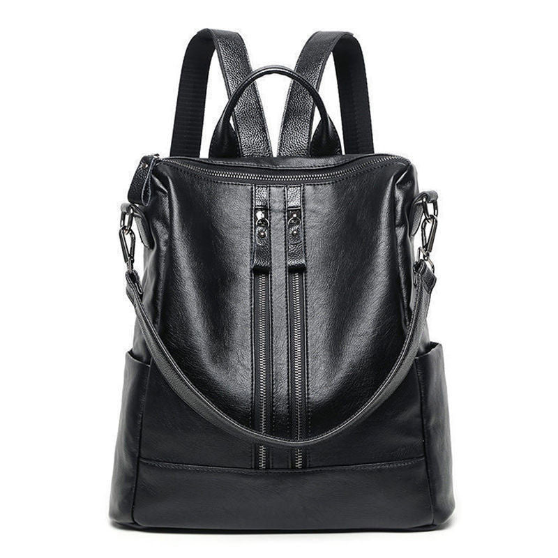 Ielgy Korean Version pu Leather Ladies Fashion Backpack Mommy Bag