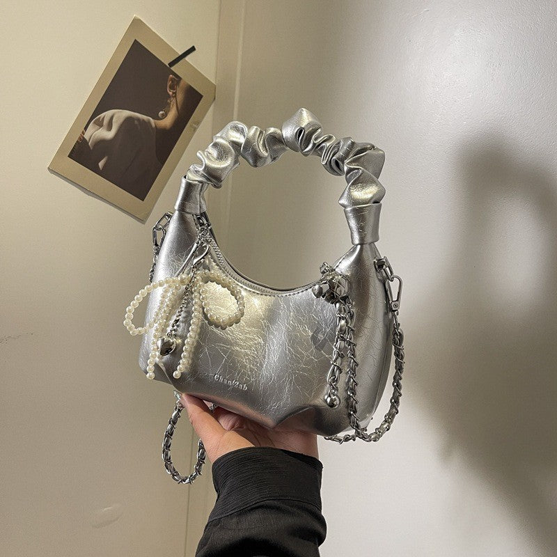 Ielgy Niche Design Cloud Bag All-Match Shoulder Armpit Bag