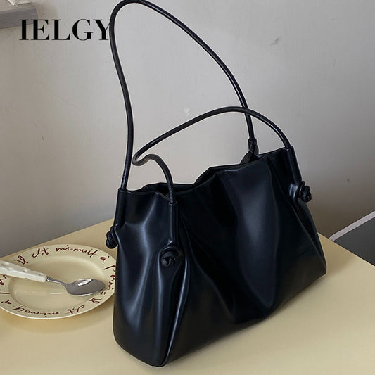 Ielgy Korean Style Commuter Large-Capacity Tote Bag All-Match One-Shoulder