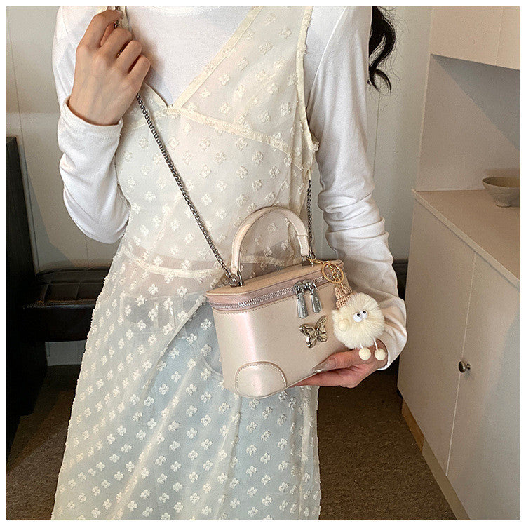 Ielgy Ladies Messenger Bag All-Match Design Niche Chain Shoulder Small Bag