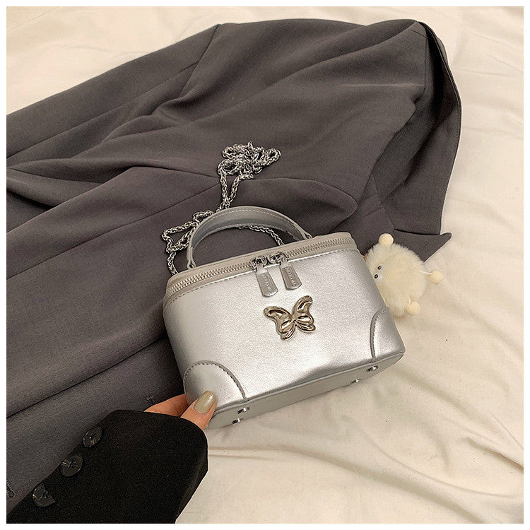 Ielgy Ladies Messenger Bag All-Match Design Niche Chain Shoulder Small Bag