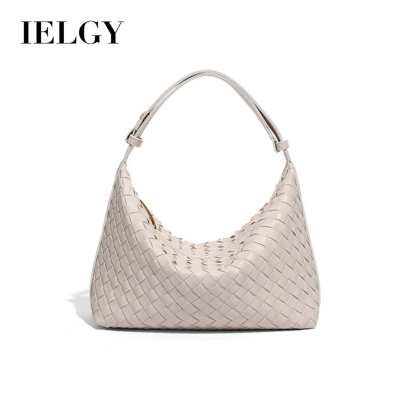 Ielgy Trendy All-Match Handbag Female Fashion Simple Niche Shoulder Armpit Bag