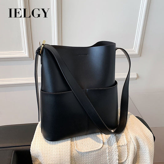 Ielgy Fashion Trend All-Match High-Quality Large-Capacity Design Sense One-S