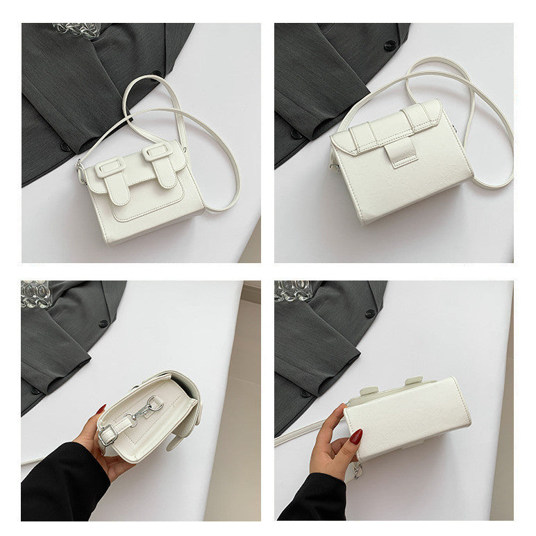 Ielgy All-Match Silver Cambridge Bag Cute Student Messenger Messenger Bag