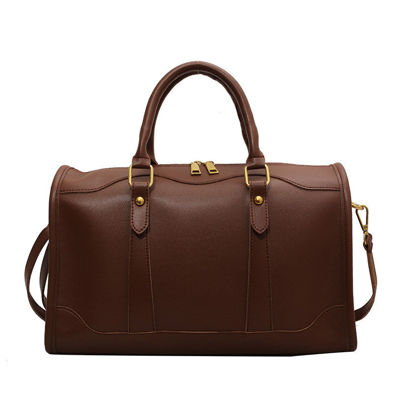 Ielgy Large-Capacity All-Match Commuter Bag Fashion Portable Tote Bag High-End Sense One-Shoulder Messenger Bag