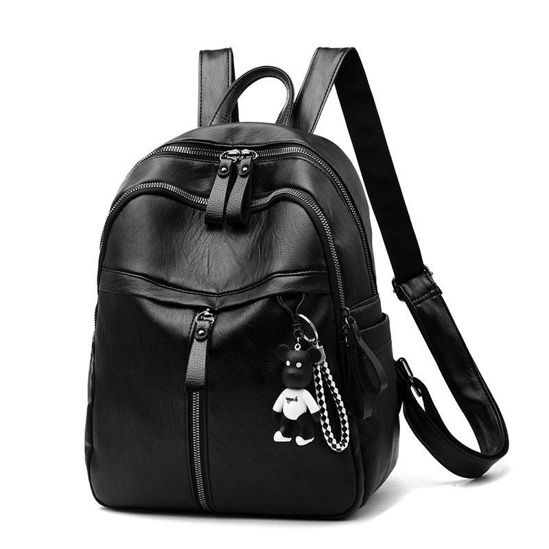 Ielgy Korean Version Fashion Backpack Fashion Preppy Style Large Capacity Student Backpack