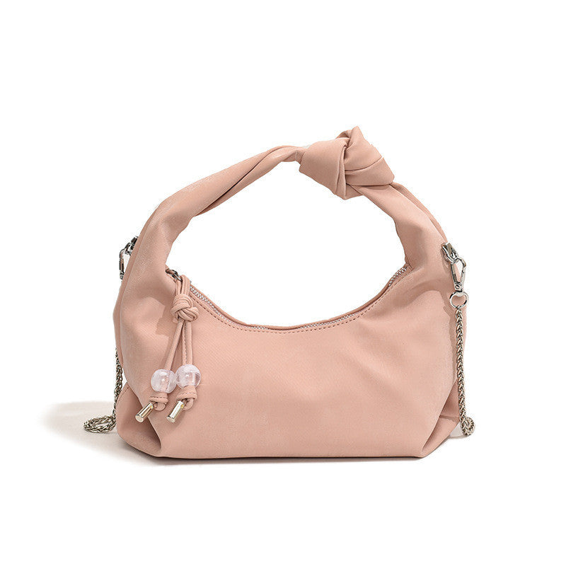 Ielgy New Chinese Style Chinese Style Dumpling Bag Ladies Shoulder Messenger Bag Chain Portable