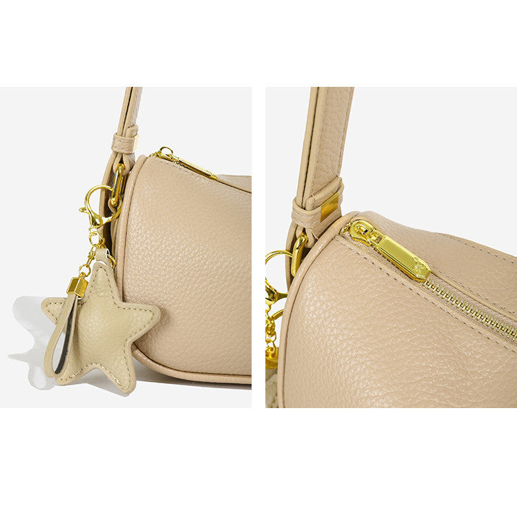 Ielgy Korean Version Casual All-Match Shoulder Female Bag Solid Color Pillow Bag Fashion Crossbody