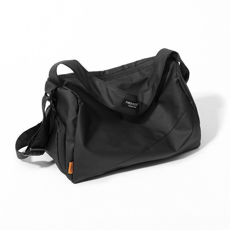 Ielgy Sports Fitness Handbag Short-distance Travel Large-capacity Duffel Bag Fashion Soft Leather Cross-body Bag