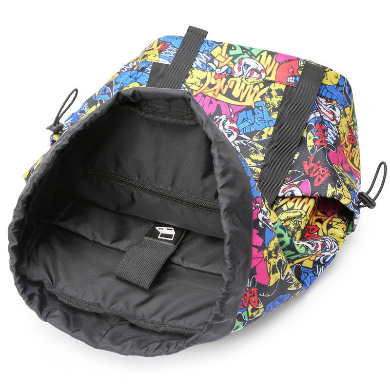 Ielgy Outdoor Trendy Fashion Schoolbag Travel Backpack College Student Men Women Casual Computer Backpack