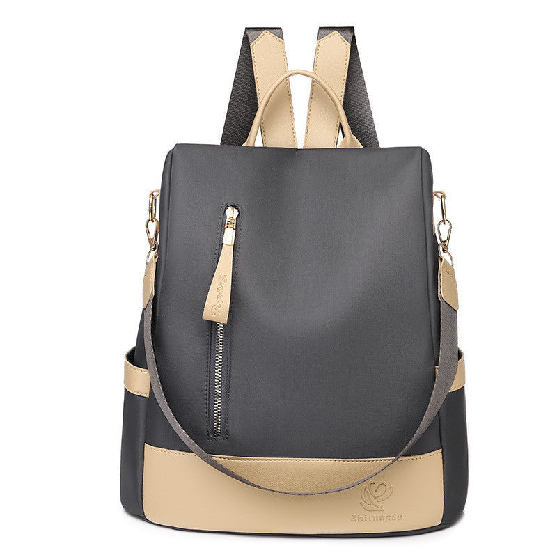 Ielgy Ladies Casual Backpack Fashion Oxford Anti-theft Travel Backpack