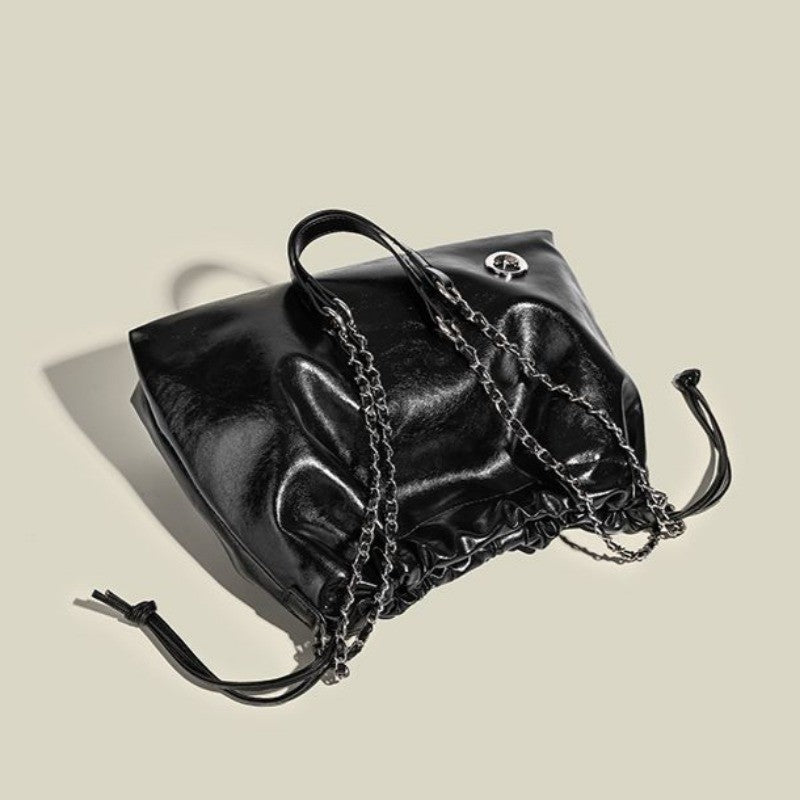 Ielgy Chain Diamond Bag Large Capacity Shoulder Messenger Bag All-Match