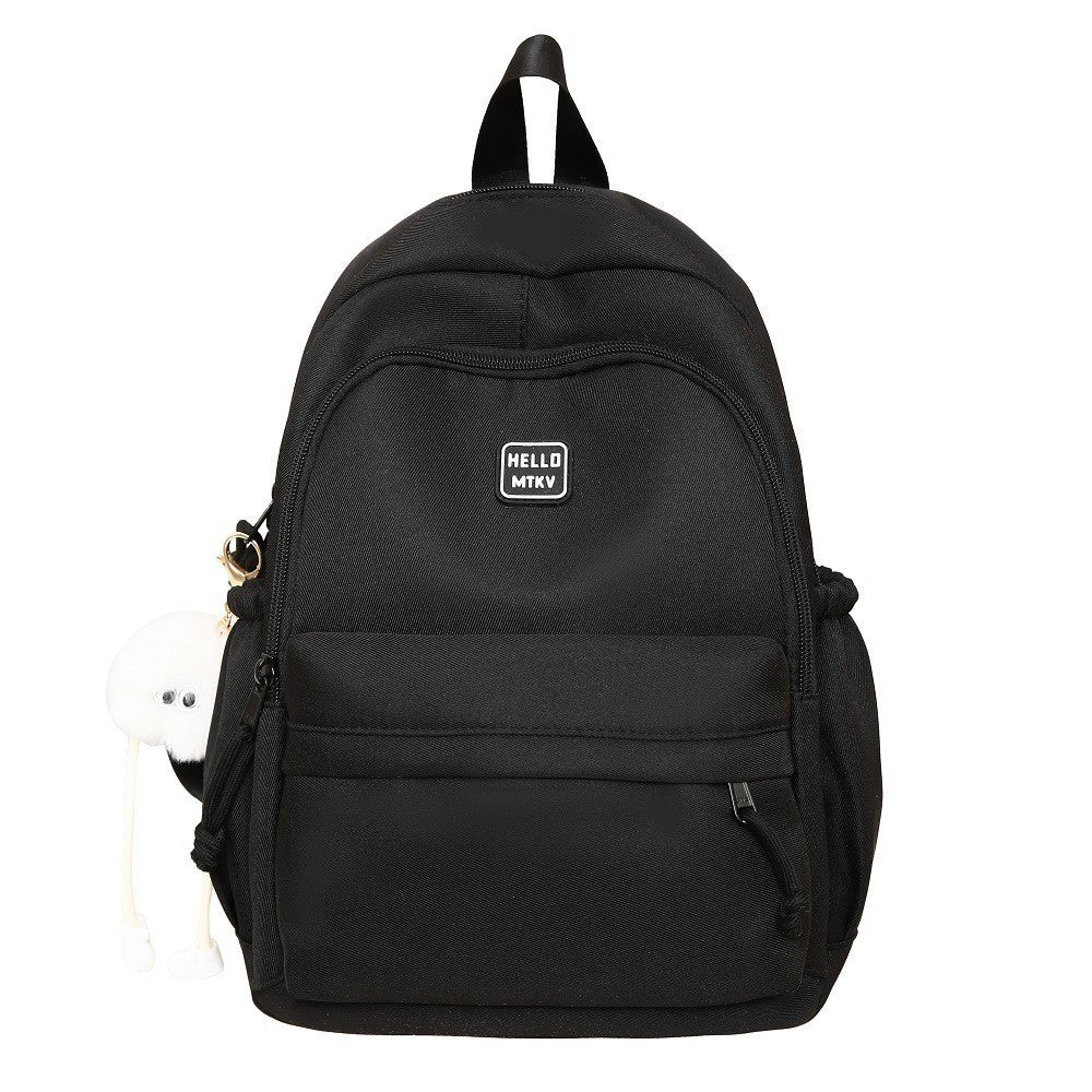 Ielgy Japanese Korean Version Cream Series Schoolbag All-Match Appearance Girl Backpack Large Capacity