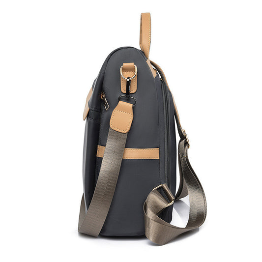 Ielgy Korean Version Anti-Theft Backpack Fashion Simple Multi-Purpose Oxford Travel Backpack