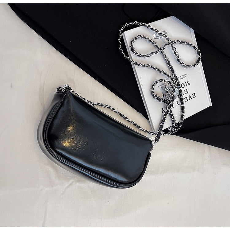 Ielgy Texture Mini Small Bag Fashion High-End Chain Shoulder Messenger Bag Small Square Bag