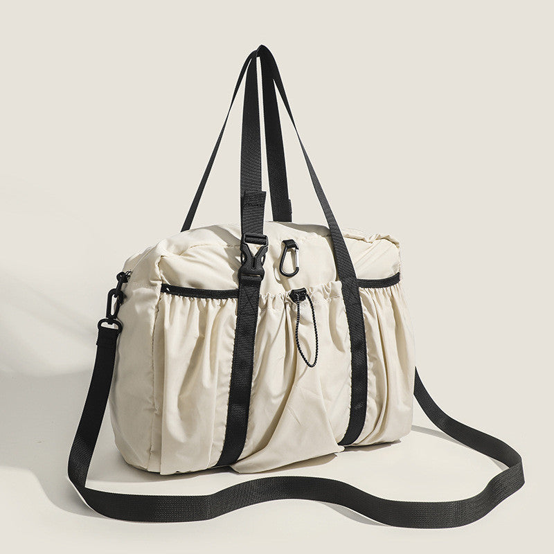 Ielgy Korean Version Lazy Style Large-Capacity Handbag Lightweight All-Match One-Shoulder Portable Travel Tote Large Bag