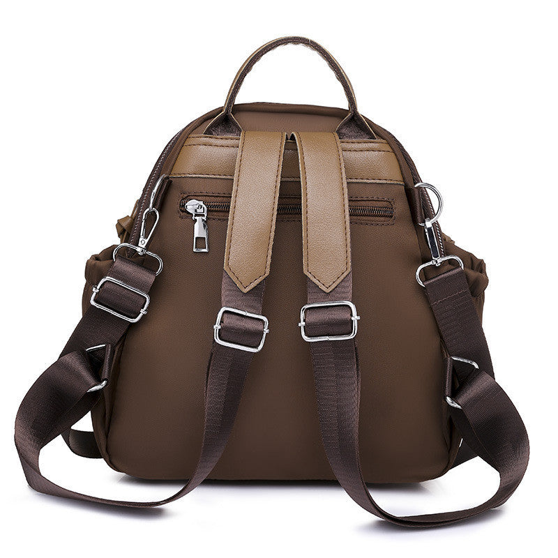 Ielgy Casual Ladies Oxford Backpack Fashion Multifunctional Lightweight Outdoor Travel Backpack Trendy