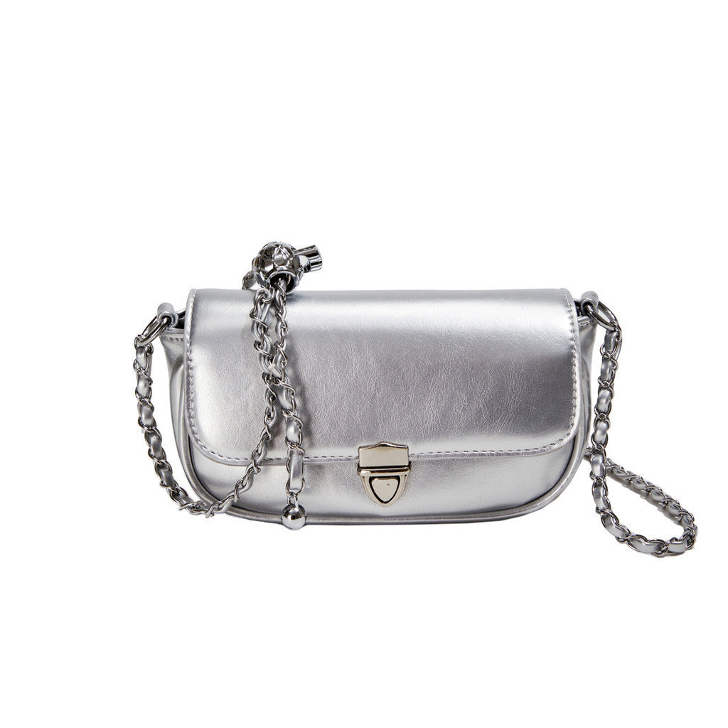 Ielgy Texture Mini Small Bag Fashion High-End Chain Shoulder Messenger Bag Small Square Bag