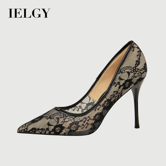 IELGY Women's High Heels Wedding Shoes Stiletto Shoes