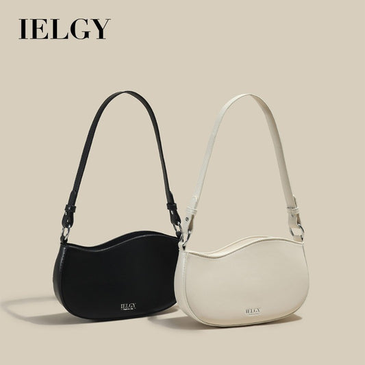 Ielgy Fashion Ladies Portable One-Shoulder Underarm Bag All-Match Cross-Body Bag Dumpling Bag